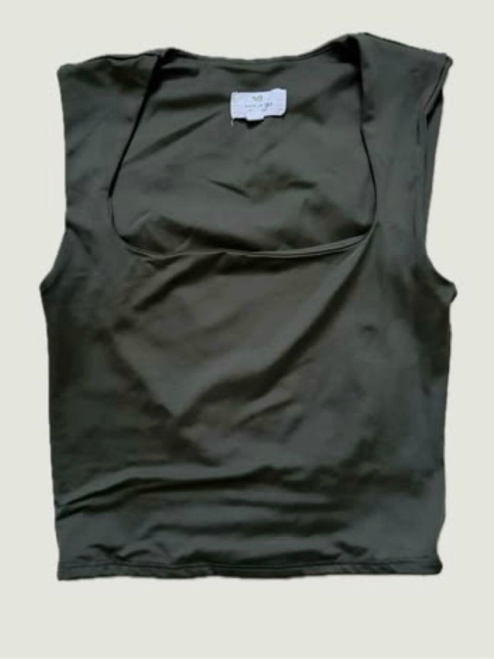 Marshalls Olive Green Square-Neck Tank Top